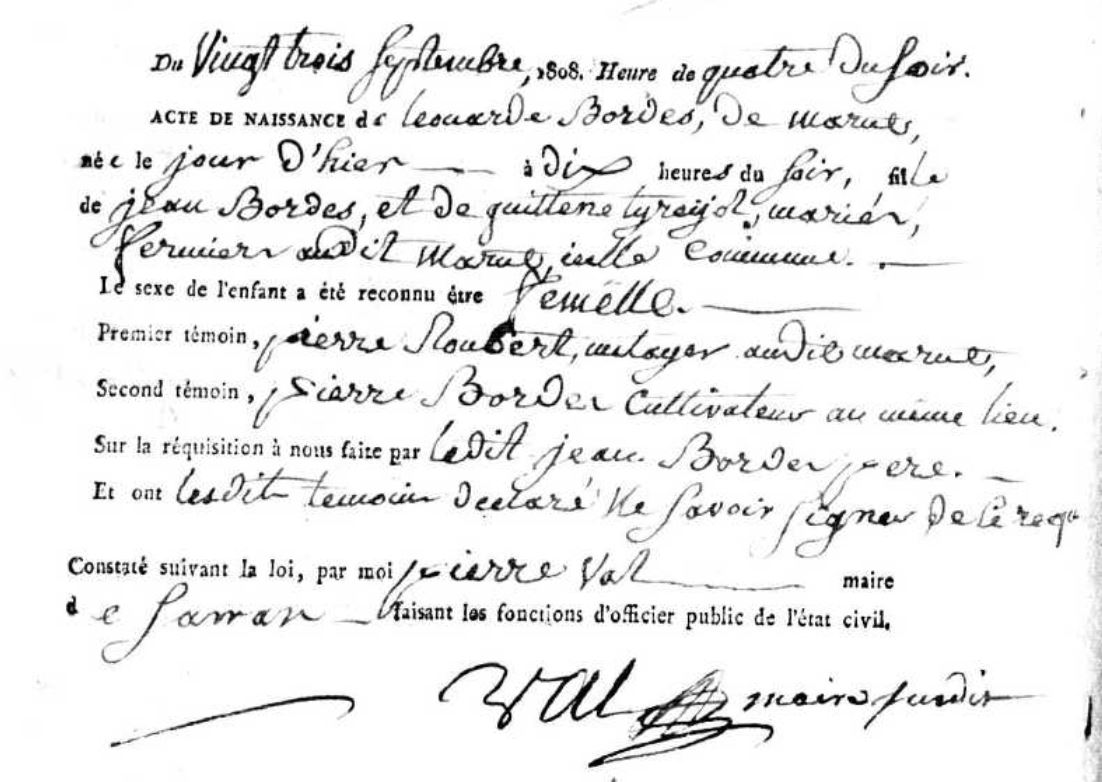 Naissance Bordes Leonarde 2.jpg